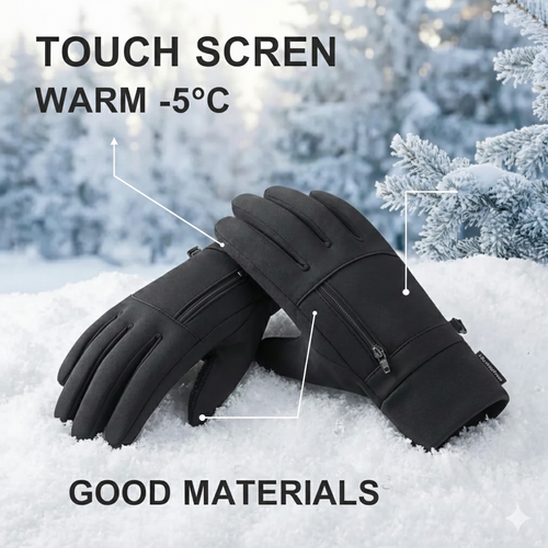 Windproof Water-Repellent Touchscreen Gloves